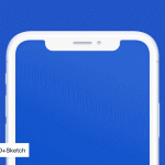 Phone X Clay Mockups [PSD+Sketch]